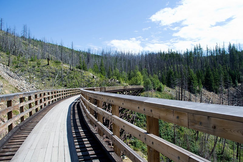 Exploring the Myra Canyon Trestle Bridges