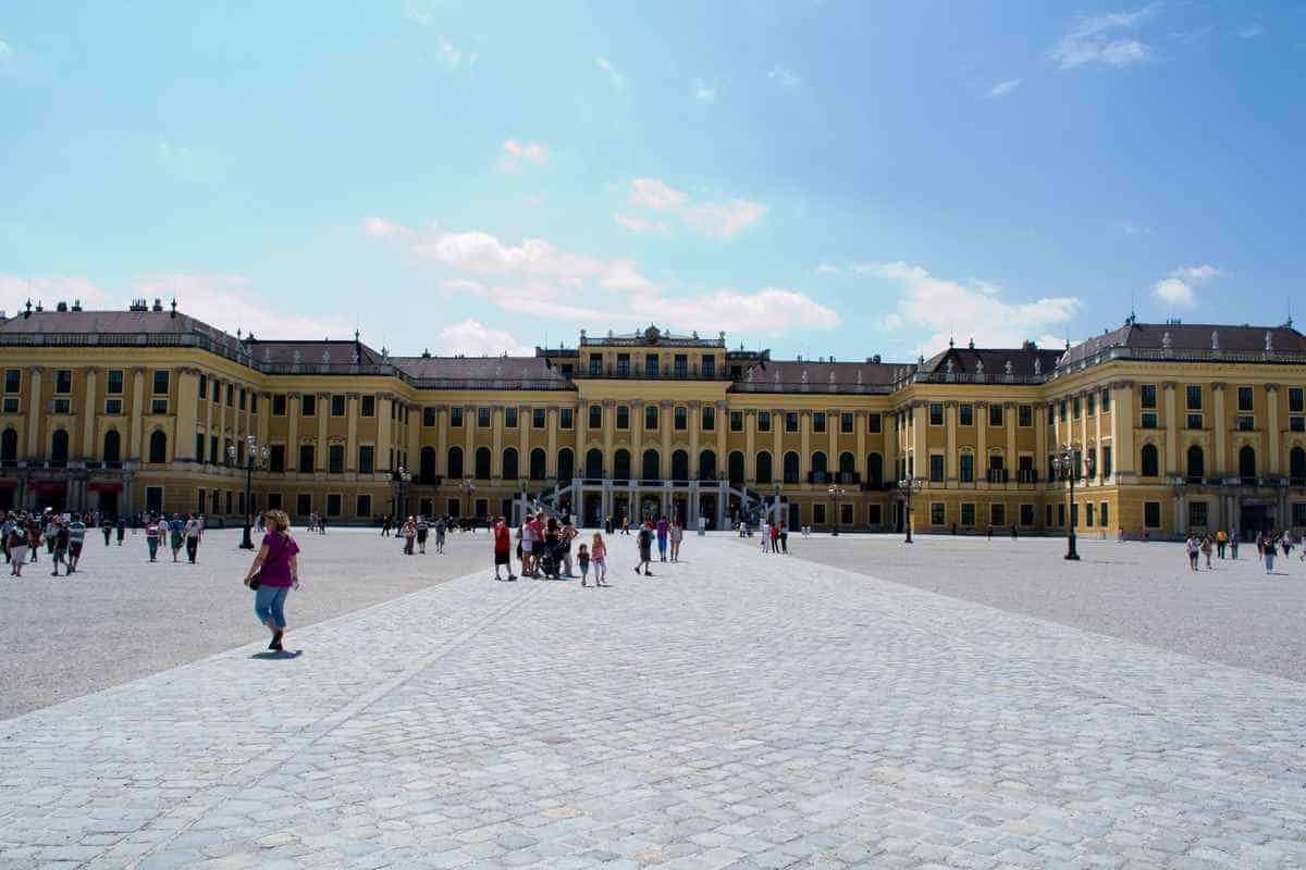Pretending to Be Royalty at Schonbrunn Palace in Vienna