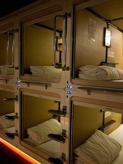 Spending a Night in a Capsule Hotel in Tokyo, Japan